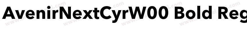 AvenirNextCyrW00 Bold Regular字体转换